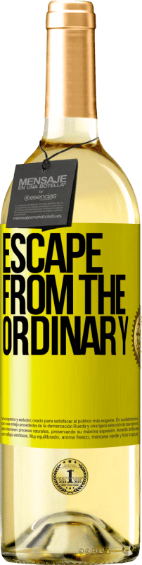 29,95 € Free Shipping | White Wine WHITE Edition Escape from the ordinary Yellow Label. Customizable label Young wine Harvest 2025 Verdejo
