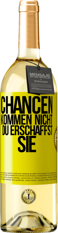 «Chancen kommen nicht. Du erschaffst sie» WHITE Ausgabe