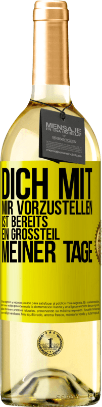 «Dich mit mir vorzustellen ist bereits ein Großteil meiner Tage» WHITE Ausgabe