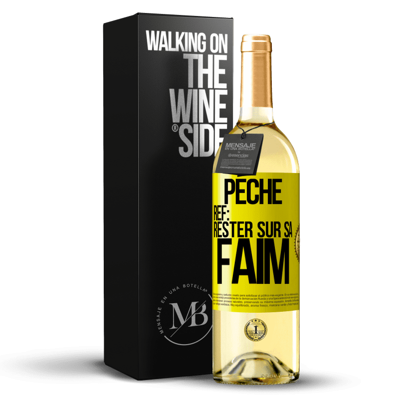 29,95 € Envoi gratuit | Vin blanc Édition WHITE PéchéRef: rester sur sa faim Étiquette Jaune. Étiquette personnalisable Vin jeune Récolte 2023 Verdejo