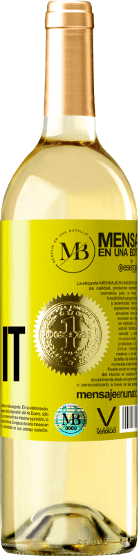 «Wine about it» WHITE Edition