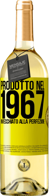 29,95 € | Vino bianco Edizione WHITE Prodotto nel 1967. Invecchiato alla perfezione Etichetta Gialla. Etichetta personalizzabile Vino giovane Raccogliere 2025 Verdejo