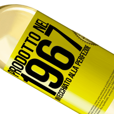 Espressioni Uniche e Personali. «Prodotto nel 1967. Invecchiato alla perfezione» Edizione WHITE