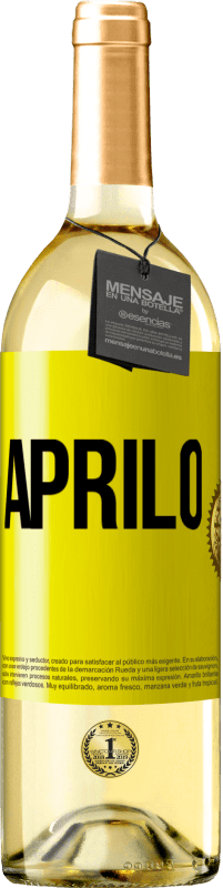 «Aprilo» Edizione WHITE