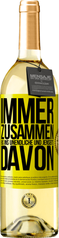 «Immer zusammen, bis ins Unendliche und jenseits davon» WHITE Ausgabe