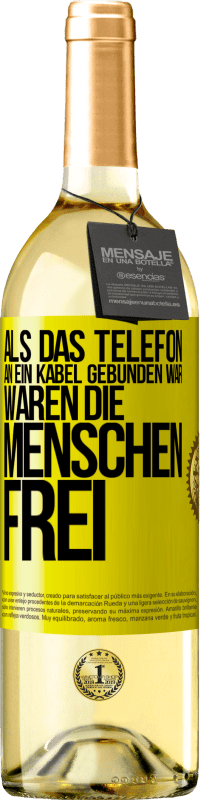 «Als das Telefon an ein Kabel gebunden war, waren die Menschen frei» WHITE Ausgabe