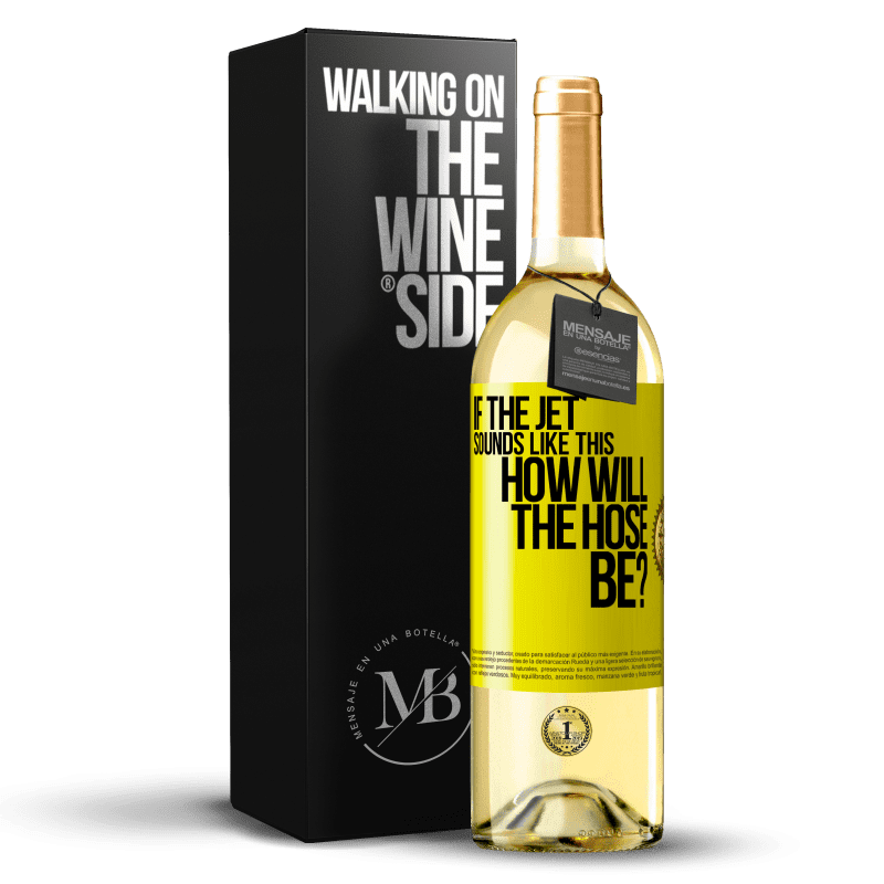 29,95 € Free Shipping | White Wine WHITE Edition If the jet sounds like this, how will the hose be? Yellow Label. Customizable label Young wine Harvest 2025 Verdejo