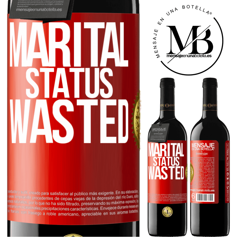 24,95 € Free Shipping | Red Wine RED Edition Crianza 6 Months Marital status: wasted Red Label. Customizable label Aging in oak barrels 6 Months Harvest 2019 Tempranillo