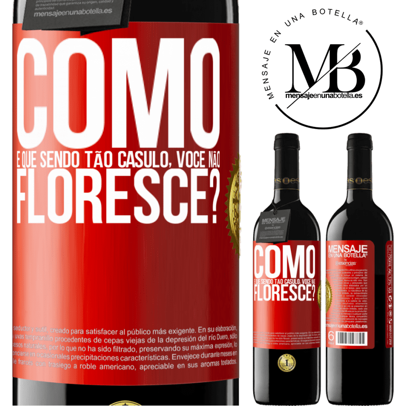 39,95 € Envio grátis | Vinho tinto Edição RED MBE Reserva como é que, sendo tão casulo, você não floresce? Etiqueta Vermelha. Etiqueta personalizável Reserva 12 Meses Colheita 2015 Tempranillo