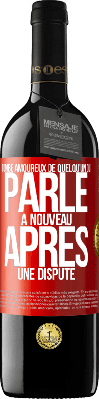 39,95 € | Vin rouge Édition RED MBE Réserve Tombe amoureux de quelqu'un qui parle à nouveau après une dispute Étiquette Rouge. Étiquette personnalisable Réserve 12 Mois Récolte 2016 Tempranillo