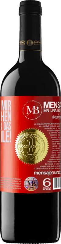 «Droh mir nicht zu gehen, weil ich dir das Taxi bezahle!» RED Ausgabe MBE Reserve