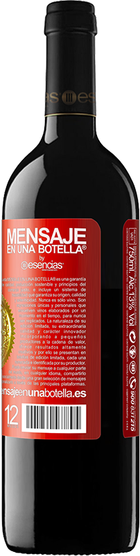 «We know each other? It is not a question, it is a proposal» RED Edition Crianza 6 Months