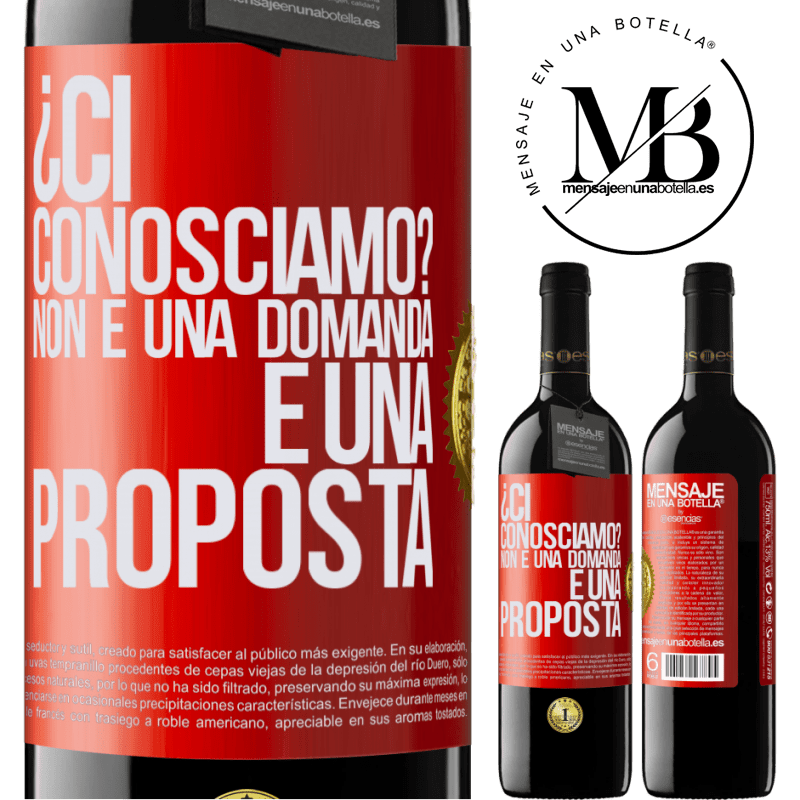 39,95 € Spedizione Gratuita | Vino rosso Edizione RED MBE Riserva ¿Ci conosciamo? Non è una domanda, è una proposta Etichetta Rossa. Etichetta personalizzabile Riserva 12 Mesi Raccogliere 2016 Tempranillo