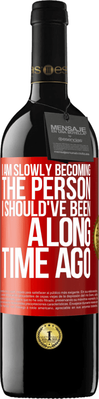 «I am slowly becoming the person I should've been a long time ago» RED Edition MBE Reserve