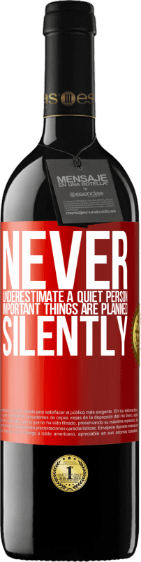 «Never underestimate a quiet person, important things are planned silently» RED Edition MBE Reserve