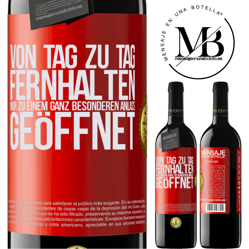 39,95 € Kostenloser Versand | Rotwein RED Ausgabe MBE Reserve Vom alltäglichen fernhalten. Nur zu einem ganz besonderen Anlass öffnen Rote Markierung. Anpassbares Etikett Reserve 12 Monate Ernte 2015 Tempranillo