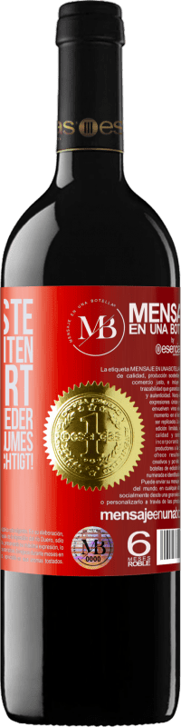 «Der nächste, der mir zu Weihnachten gratuliert, verschluckt die Weihnachtskugeln des Baumes. Ihr seid gewarnt!» RED Ausgabe MBE Reserve