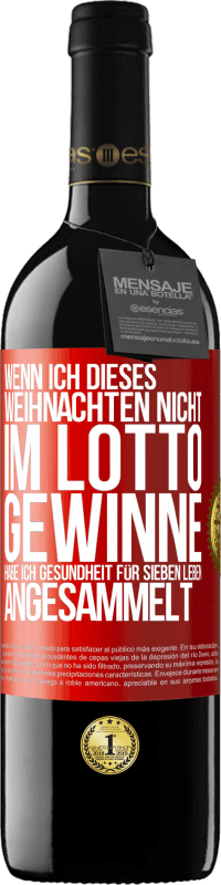«Wenn ich dieses Weihnachten nicht im Lotto gewinne, habe ich Gesundheit für sieben Leben angesammelt» RED Ausgabe MBE Reserve