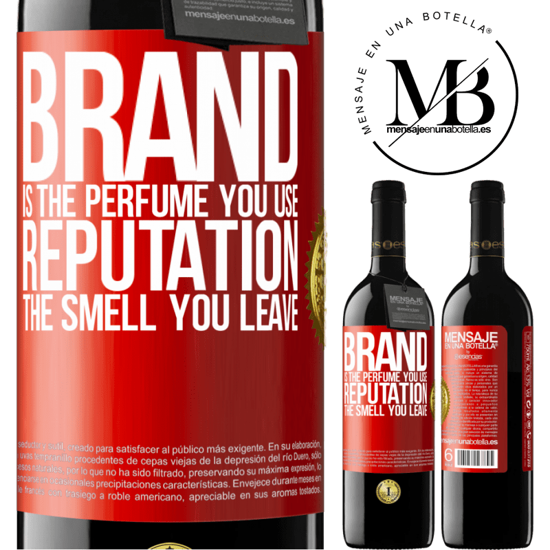 39,95 € Free Shipping | Red Wine RED Edition MBE Reserve Brand is the perfume you use. Reputation, the smell you leave Red Label. Customizable label Reserve 12 Months Harvest 2014 Tempranillo
