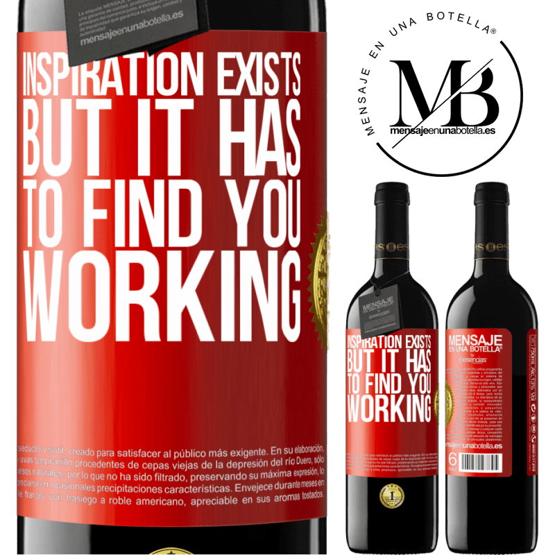 24,95 € Free Shipping | Red Wine RED Edition Crianza 6 Months Inspiration exists, but it has to find you working Red Label. Customizable label Aging in oak barrels 6 Months Harvest 2019 Tempranillo