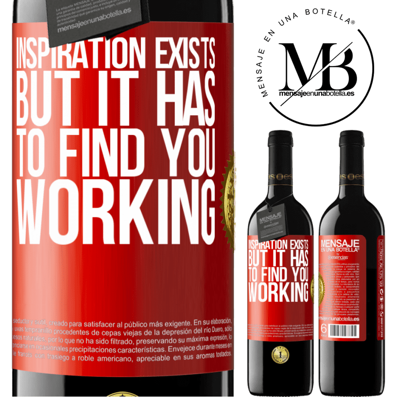 39,95 € Free Shipping | Red Wine RED Edition MBE Reserve Inspiration exists, but it has to find you working Red Label. Customizable label Reserve 12 Months Harvest 2015 Tempranillo