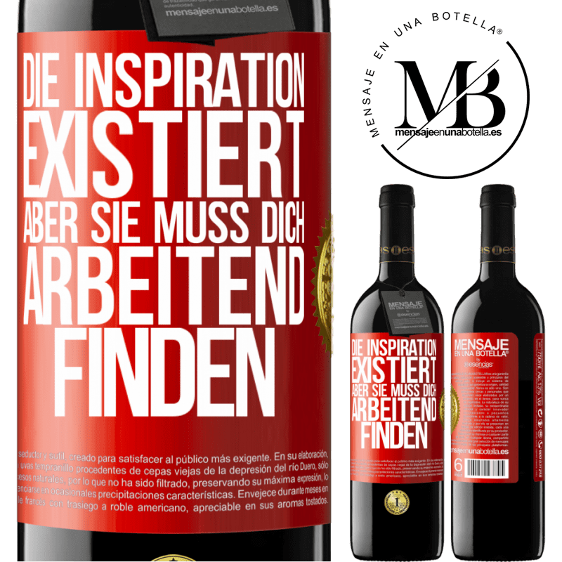 39,95 € Kostenloser Versand | Rotwein RED Ausgabe MBE Reserve Die Inspiration existiert, aber sie muss dich arbeitend finden Rote Markierung. Anpassbares Etikett Reserve 12 Monate Ernte 2016 Tempranillo