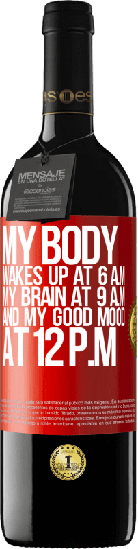«My body wakes up at 6 a.m. My brain at 9 a.m. and my good mood at 12 p.m» RED Edition MBE Reserve