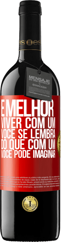 «É melhor viver com um Você se lembra do que com um Você pode imaginar» Edição RED MBE Reserva