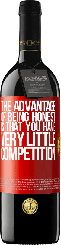 «诚实的好处是您竞争很少» RED版 MBE 预订
