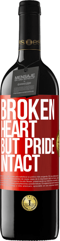 39,95 € | Red Wine RED Edition MBE Reserve The broken heart But pride intact Red Label. Customizable label Reserve 12 Months Harvest 2014 Tempranillo