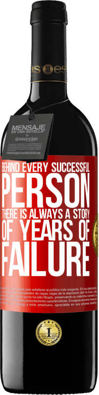 «Behind every successful person, there is always a story of years of failure» RED Edition MBE Reserve