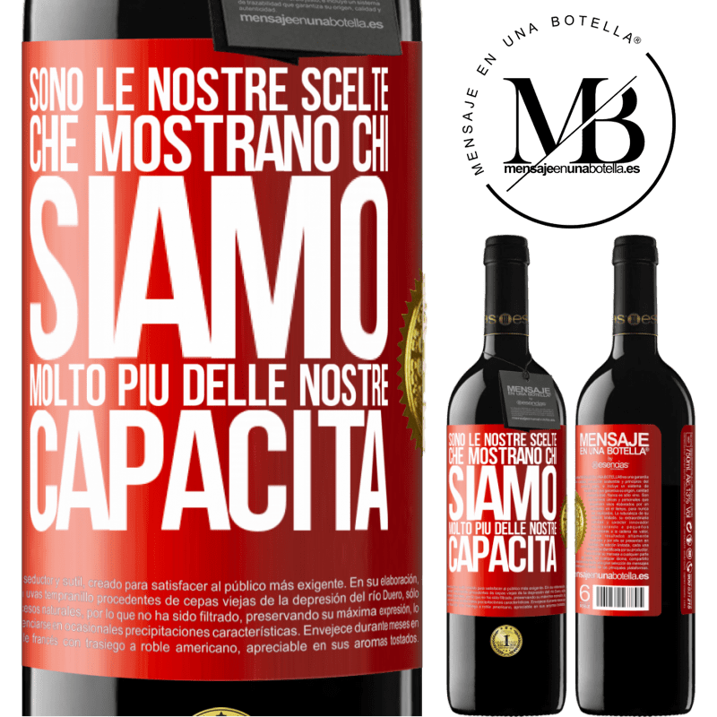 39,95 € Spedizione Gratuita | Vino rosso Edizione RED MBE Riserva Sono le nostre scelte che mostrano chi siamo, molto più delle nostre capacità Etichetta Rossa. Etichetta personalizzabile Riserva 12 Mesi Raccogliere 2014 Tempranillo