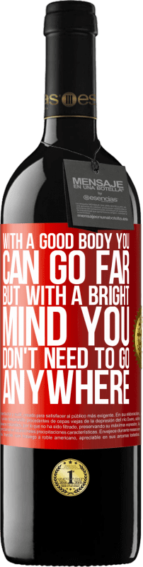 «With a good body you can go far, but with a bright mind you don't need to go anywhere» RED Edition MBE Reserve