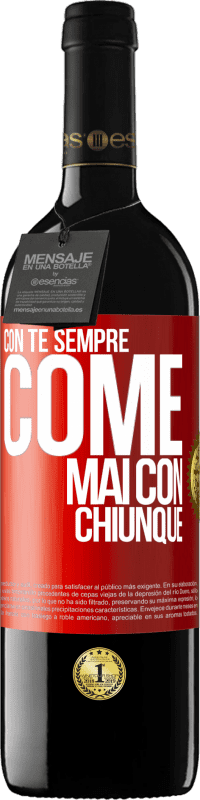39,95 € Spedizione Gratuita | Vino rosso Edizione RED MBE Riserva Con te sempre come mai con chiunque Etichetta Rossa. Etichetta personalizzabile Riserva 12 Mesi Raccogliere 2016 Tempranillo