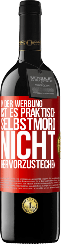 39,95 € Kostenloser Versand | Rotwein RED Ausgabe MBE Reserve In der Werbung ist es praktisch Selbstmord, nicht hervorzustechen Rote Markierung. Anpassbares Etikett Reserve 12 Monate Ernte 2016 Tempranillo