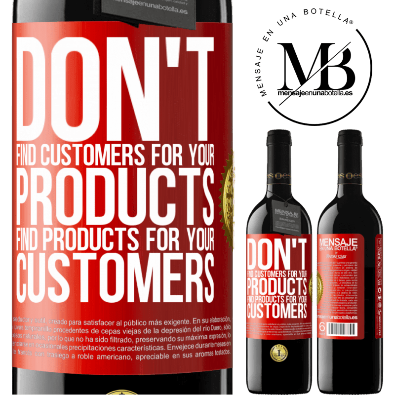 39,95 € Free Shipping | Red Wine RED Edition MBE Reserve Don't find customers for your products, find products for your customers Red Label. Customizable label Reserve 12 Months Harvest 2015 Tempranillo