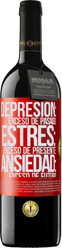 «Depresión: exceso de pasado. Estrés: exceso de presente. Ansiedad: exceso de futuro» Edición RED MBE Reserva