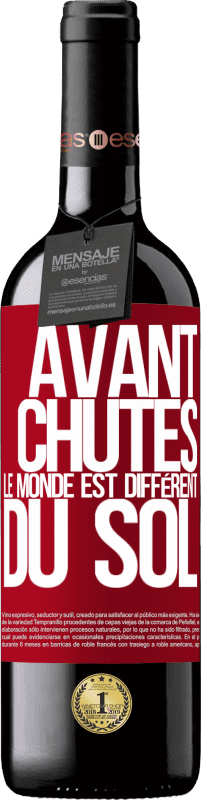39,95 € Envoi gratuit | Vin rouge Édition RED MBE Réserve Vas-y. Tombe. On voit le monde différemment depuis le sol Étiquette Rouge. Étiquette personnalisable Réserve 12 Mois Récolte 2016 Tempranillo