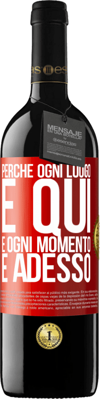 39,95 € Spedizione Gratuita | Vino rosso Edizione RED MBE Riserva Perché ogni luogo è qui e ogni momento è adesso Etichetta Rossa. Etichetta personalizzabile Riserva 12 Mesi Raccogliere 2016 Tempranillo