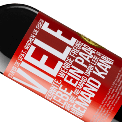 Einzigartige und Persönliche Ausdrücke. «Spät schlafen, früh aufwachen. Viele Bekannte, wenige Freunde- Ein paar Jahre wie niemand leben, dann so leben wie niemand es ka» RED Ausgabe MBE Reserve