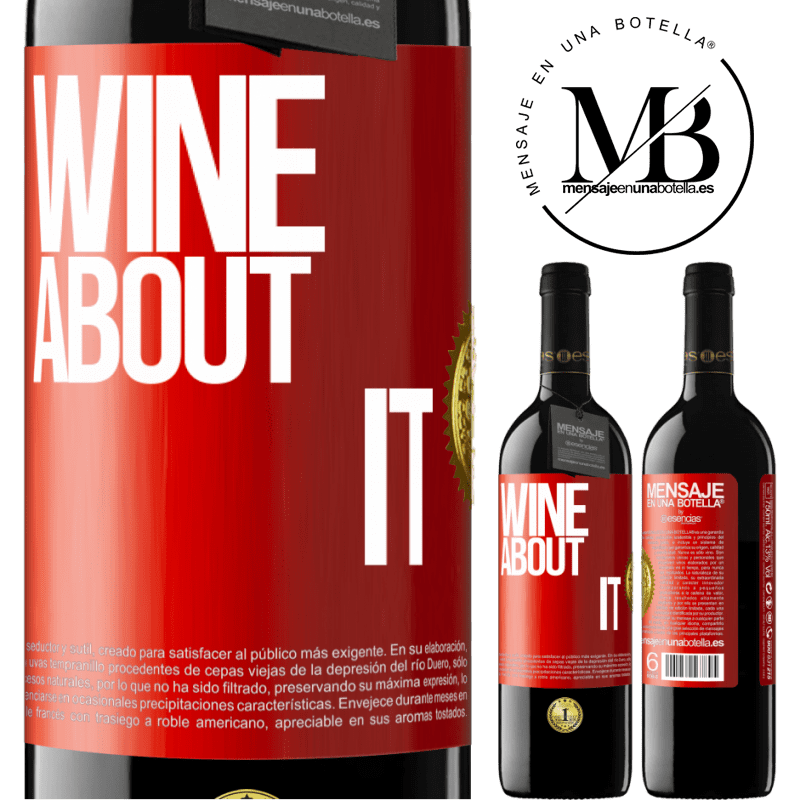 39,95 € Free Shipping | Red Wine RED Edition MBE Reserve Wine about it Red Label. Customizable label Reserve 12 Months Harvest 2015 Tempranillo