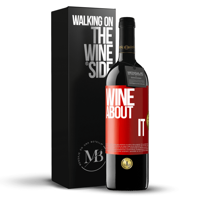 29,95 € Free Shipping | Red Wine RED Edition Crianza 6 Months Wine about it Red Label. Customizable label Aging in oak barrels 6 Months Harvest 2020 Tempranillo