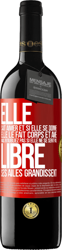 39,95 € | Vin rouge Édition RED MBE Réserve Elle sait aimer et si elle se donne, elle le fait corps et âme. Mais n'oubliez pas si elle ne se sent pas libre, ses ailes grand Étiquette Rouge. Étiquette personnalisable Réserve 12 Mois Récolte 2015 Tempranillo