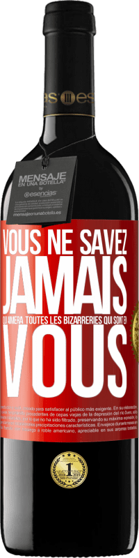 39,95 € Envoi gratuit | Vin rouge Édition RED MBE Réserve Vous ne savez jamais qui aimera toutes les bizarreries qui sont en vous Étiquette Rouge. Étiquette personnalisable Réserve 12 Mois Récolte 2016 Tempranillo