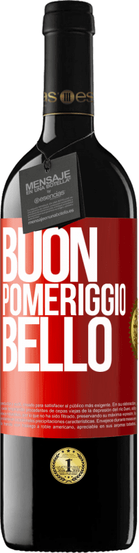 39,95 € Spedizione Gratuita | Vino rosso Edizione RED MBE Riserva Buon pomeriggio, bello Etichetta Rossa. Etichetta personalizzabile Riserva 12 Mesi Raccogliere 2014 Tempranillo