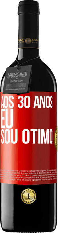 39,95 € | Vinho tinto Edição RED MBE Reserva Aos 30 anos, eu sou ótimo Etiqueta Vermelha. Etiqueta personalizável Reserva 12 Meses Colheita 2015 Tempranillo