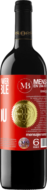 «My favorite power is being able to be with you» RED Edition MBE Reserve