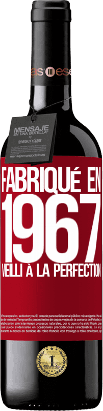 39,95 € | Vin rouge Édition RED MBE Réserve Fabriqué en 1967. Vieilli à la perfection Étiquette Rouge. Étiquette personnalisable Réserve 12 Mois Récolte 2014 Tempranillo