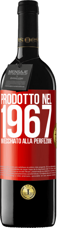 39,95 € | Vino rosso Edizione RED MBE Riserva Prodotto nel 1967. Invecchiato alla perfezione Etichetta Rossa. Etichetta personalizzabile Riserva 12 Mesi Raccogliere 2015 Tempranillo