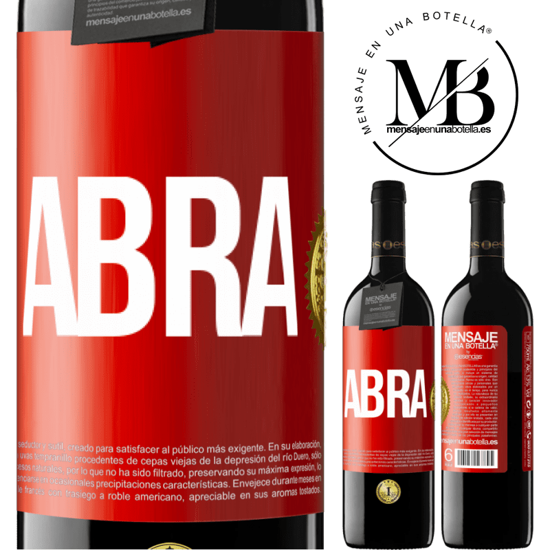 39,95 € Envio grátis | Vinho tinto Edição RED MBE Reserva Abra Etiqueta Vermelha. Etiqueta personalizável Reserva 12 Meses Colheita 2015 Tempranillo